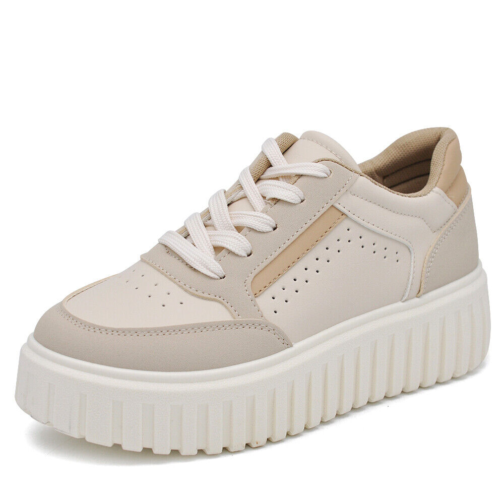 Scarpe Da Donna Ginnastica Sportive Sneaker Zeppa Para Platform A131