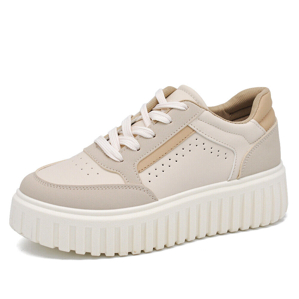 Scarpe Da Donna Ginnastica Sportive Sneaker Zeppa Para Platform A131