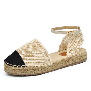 Scarpe Sandali Espadrillas Da Donna Con Platform Corda HJ7153