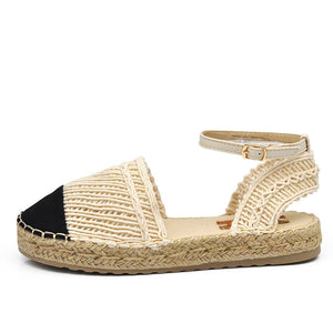 Scarpe Sandali Espadrillas Da Donna Con Platform Corda HJ7153