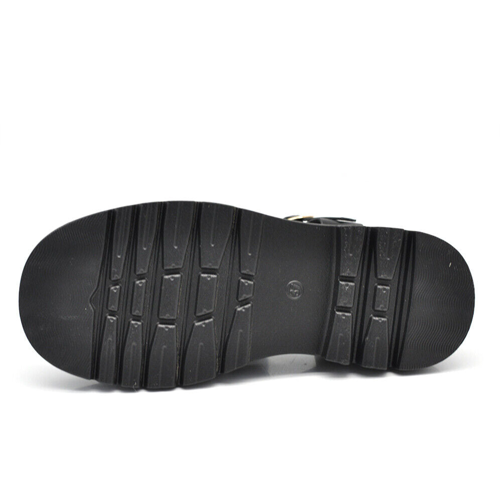Scarpe Sandali Da Donna Con Platform Ragnetto LB1608-13 nero