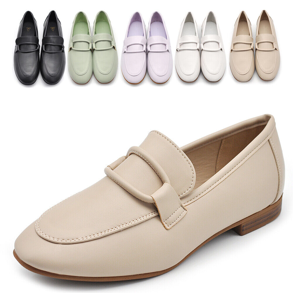 Scarpe Mocassini Loafers Slip On Bassi Morbidi Da Donna MP664-1