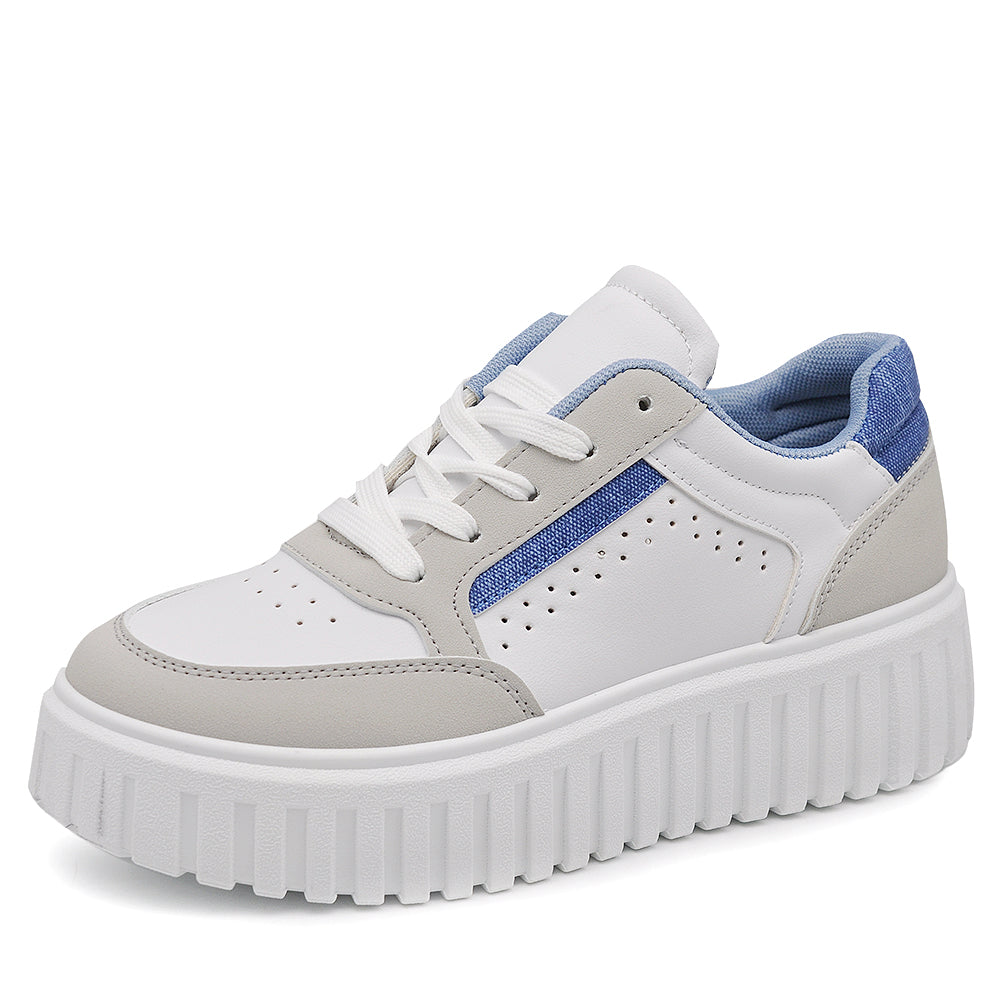 Scarpe Da Donna Ginnastica Sportive Sneaker Zeppa Para Platform A131