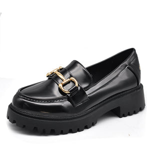 Scarpe Mocassini Loafers Slip On Da Donna Con Morsetto Ape Ricamato 2M7-XX1436-18 nero