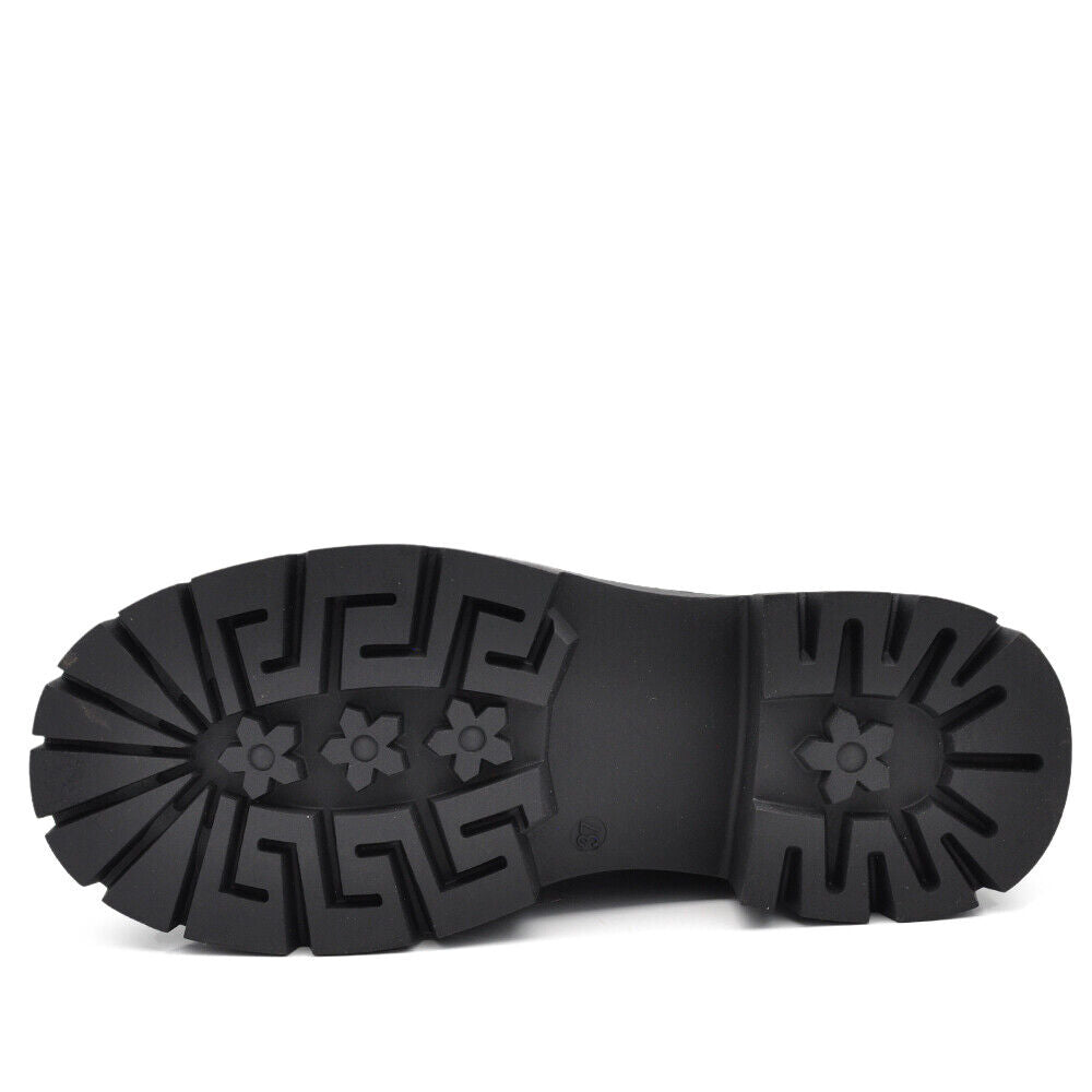 Scarpe Stivaletti Mocassini Loafer Slip On Con Calzini Da Donna Platform XG108